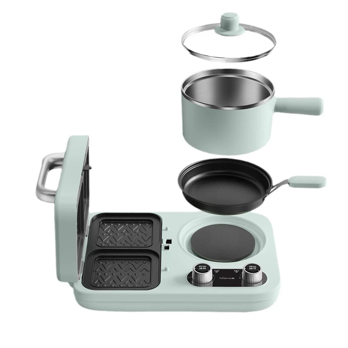 Breakfast Sandwich Press - Sandwich Maker Breakfast Machine Home Small
