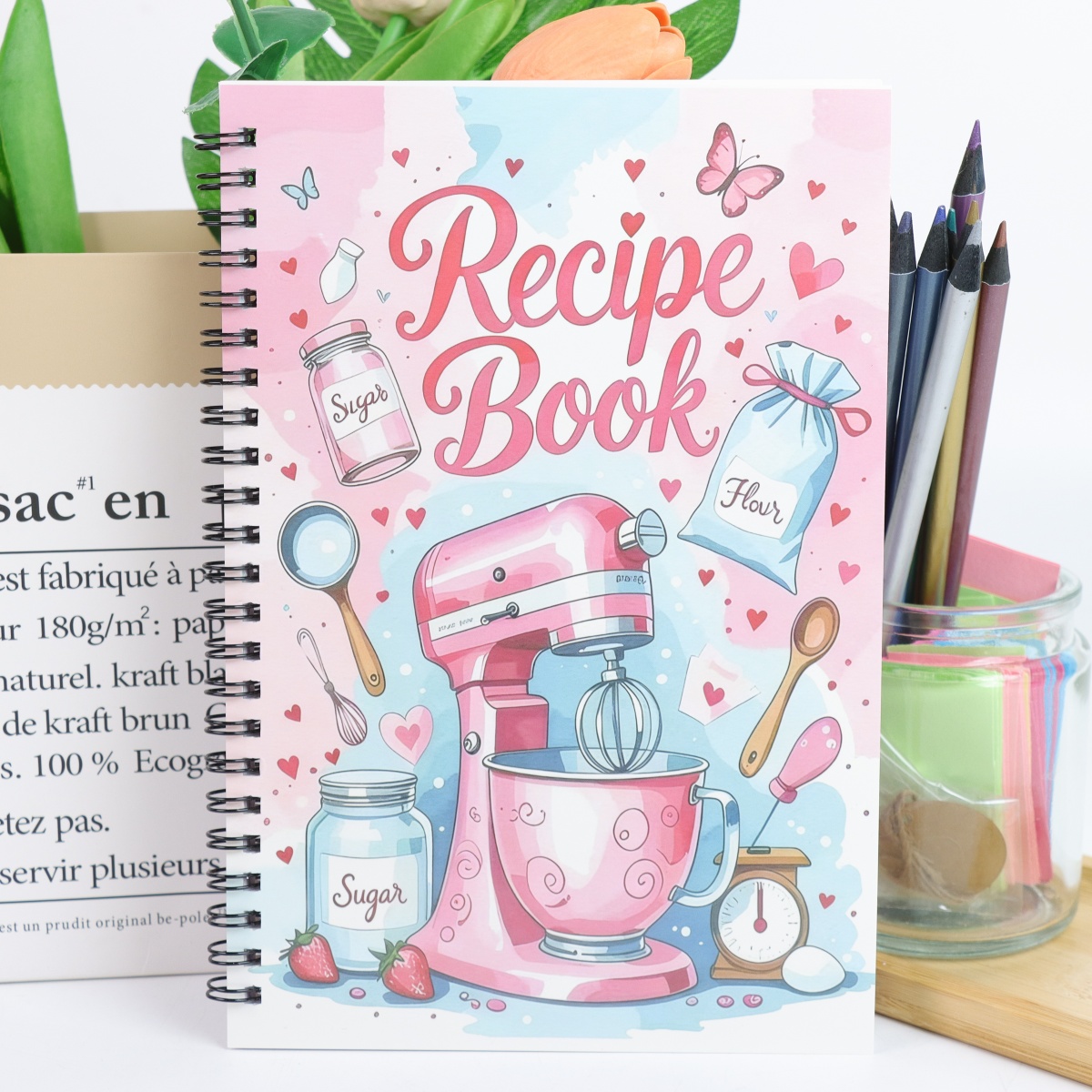 Meal Prep Book - Personal Recipe Book -for Handwritten Cooking