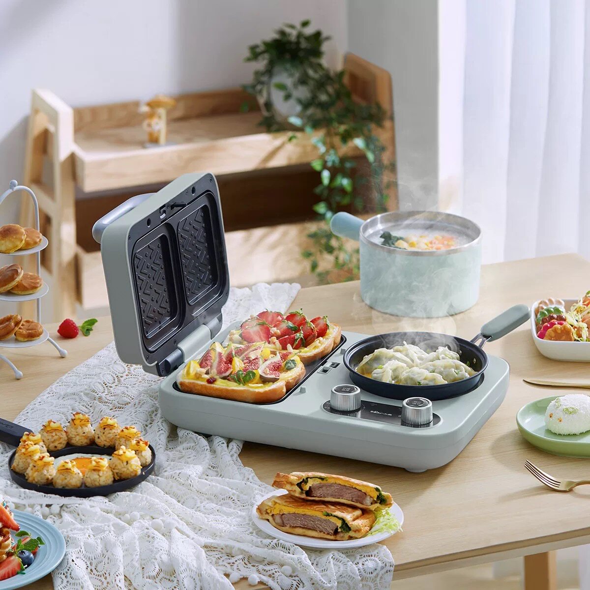 Sandwich Maker Breakfast Machi - đánh giá và giá Breakfast Sandwich Press
