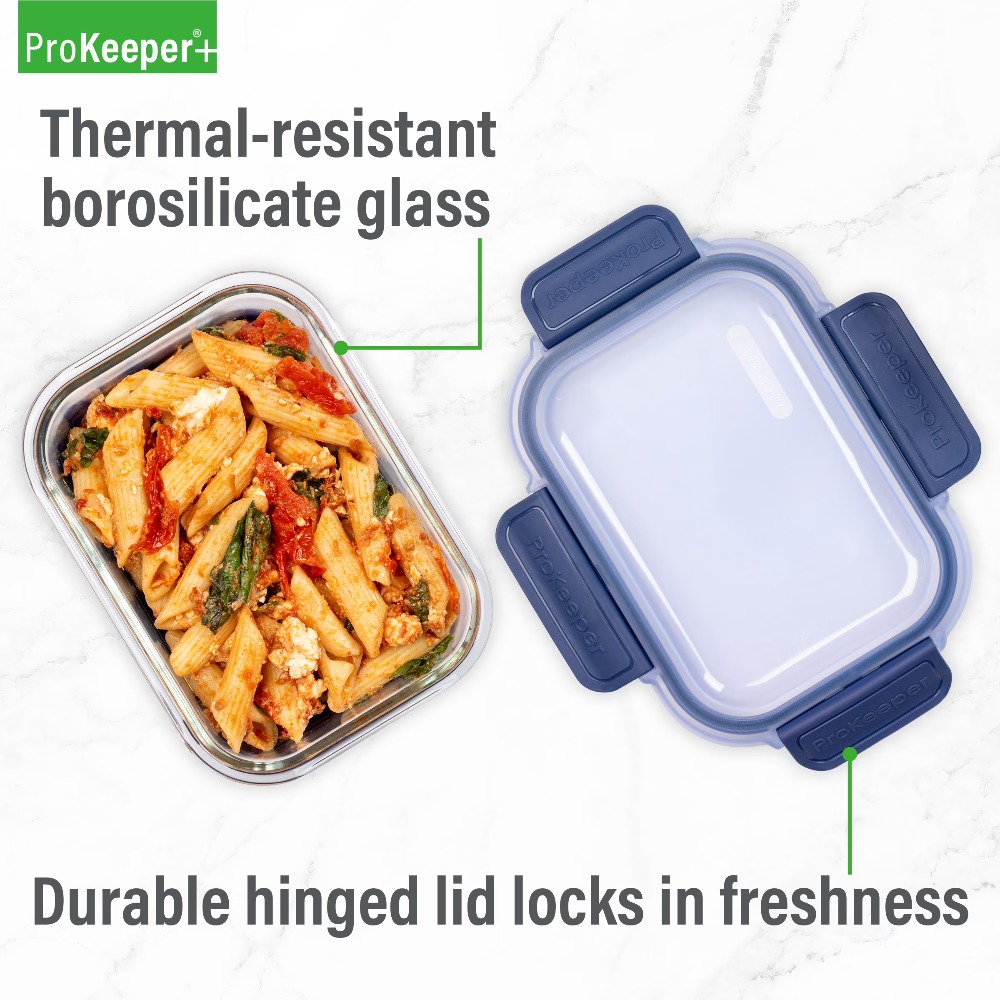 2.8 Cup Glass Food Storage Con - đánh giá và giá Meal Prep Glass Containers