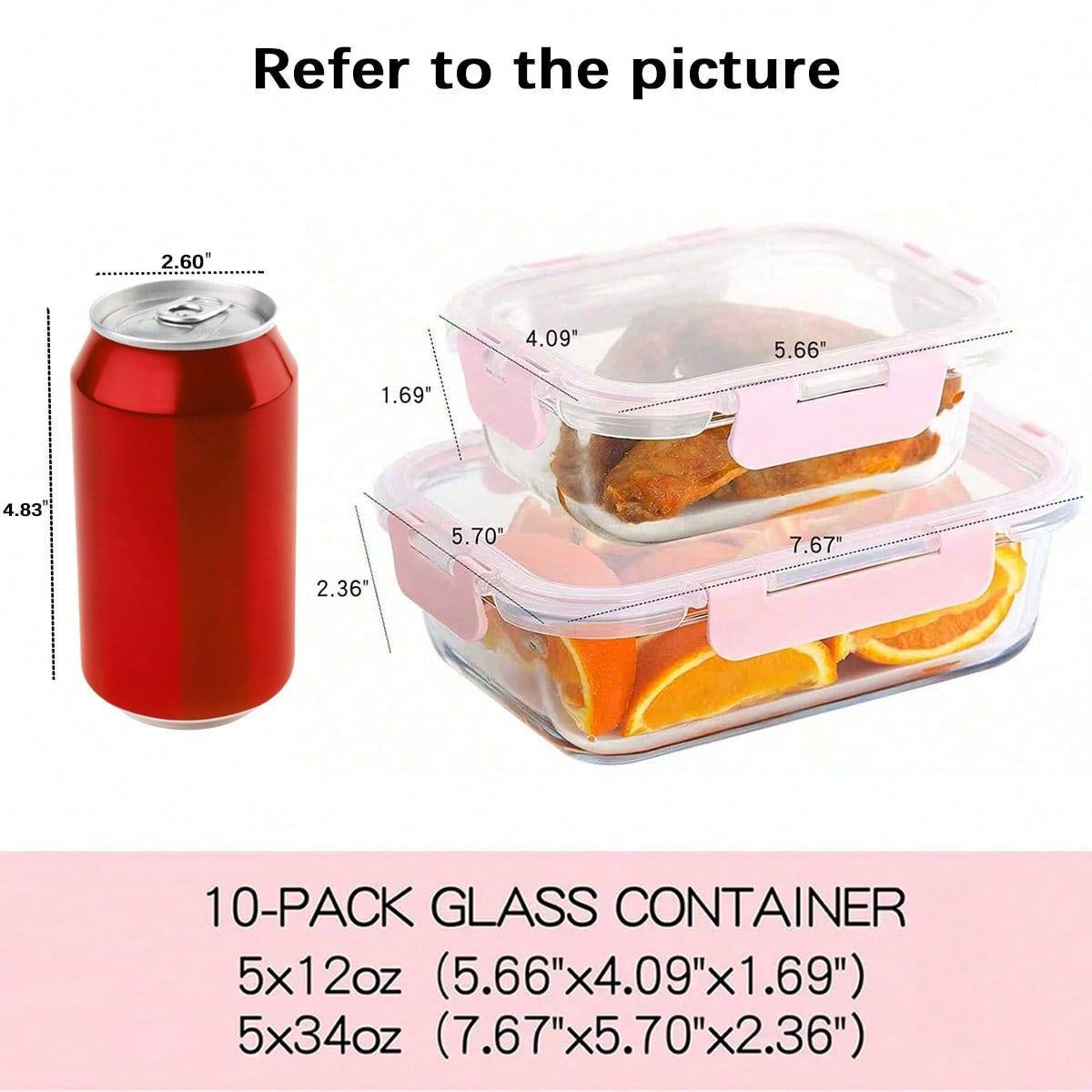 10 Pack Glass Meal Prep Contai - đánh giá và giá Meal Prep Oven Safe Containers