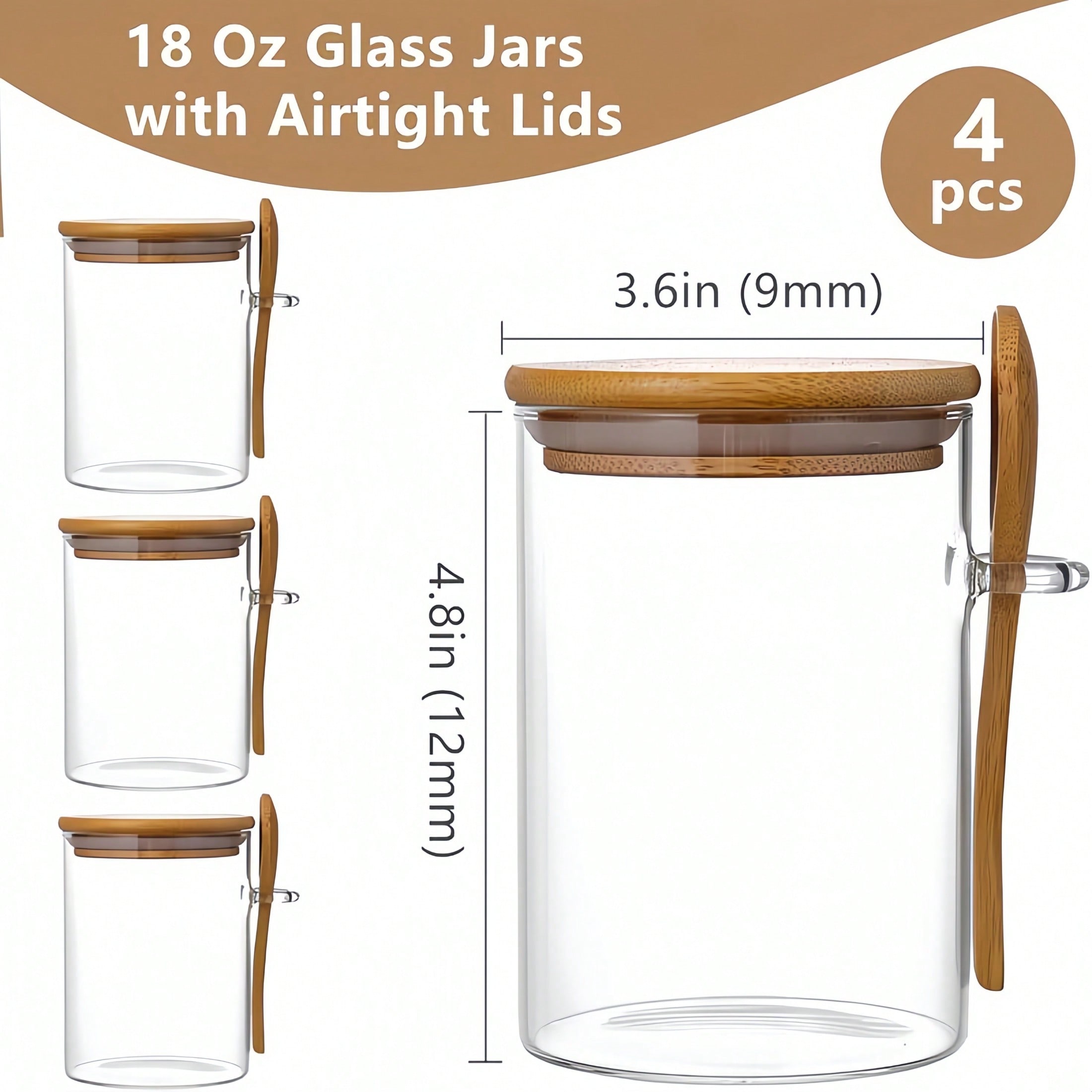 4-Piece Storage Set (Including - đánh giá và giá Meal Prep Glass Containers