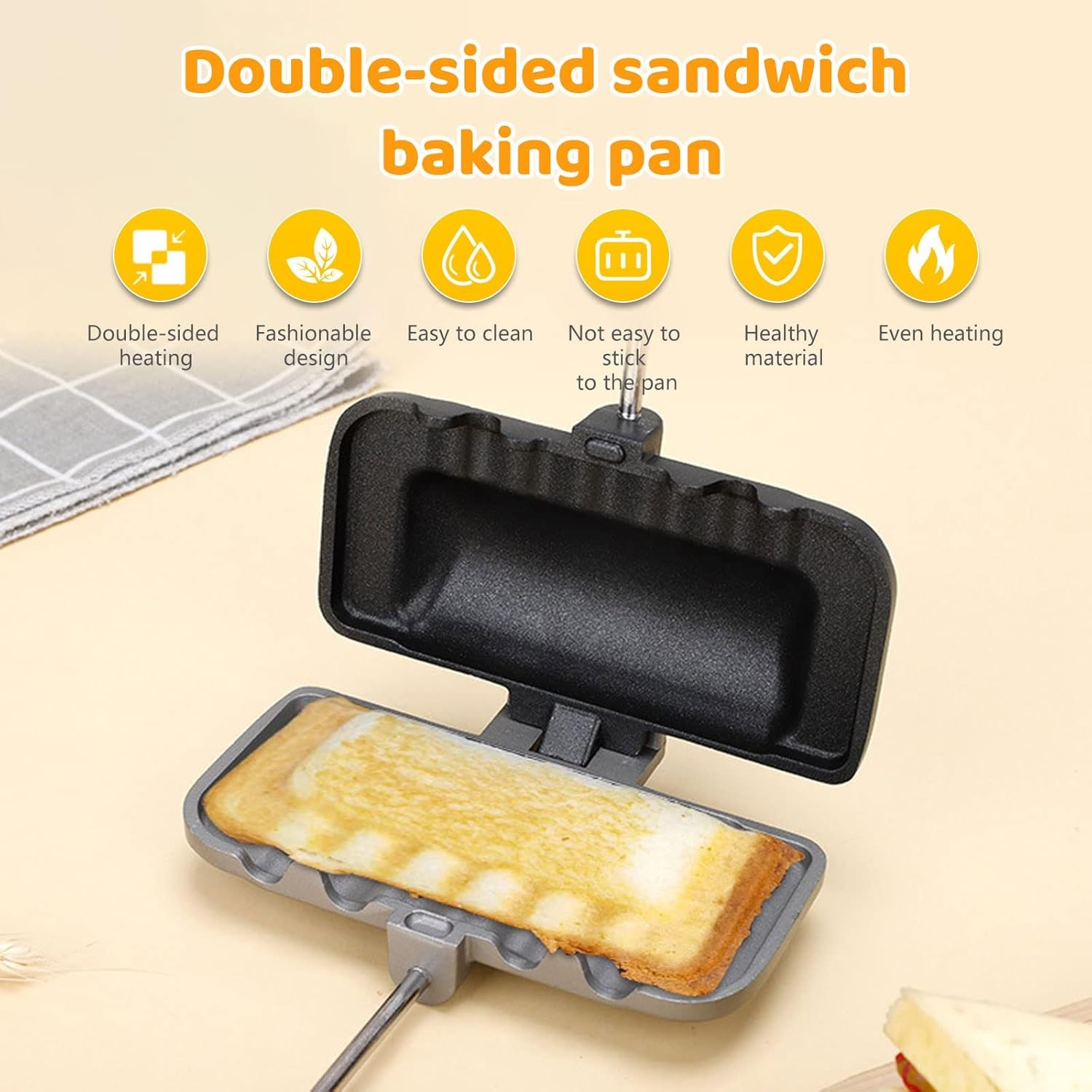 Hot Sandwich Maker, 4w1h Sandw - đánh giá và giá Breakfast Sandwich Press
