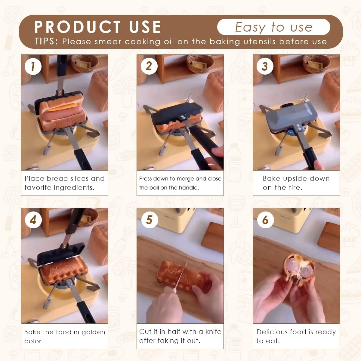 Hot Sandwich Maker, 4w1h Sandw - đánh giá và giá Breakfast Sandwich Press