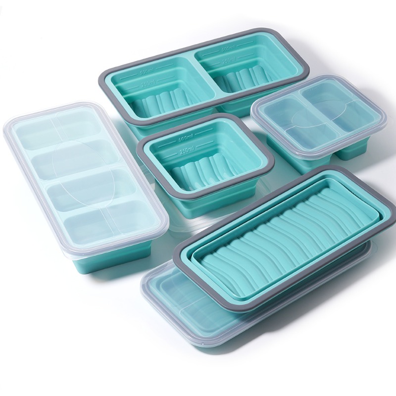 Silicone Freezer Tray with Lid - đánh giá và giá Meal Prep Oven Safe Containers