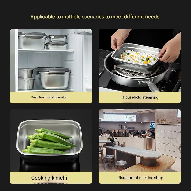 Stainless Steel Food Storage C - đánh giá và giá Meal Prep Oven Safe Containers