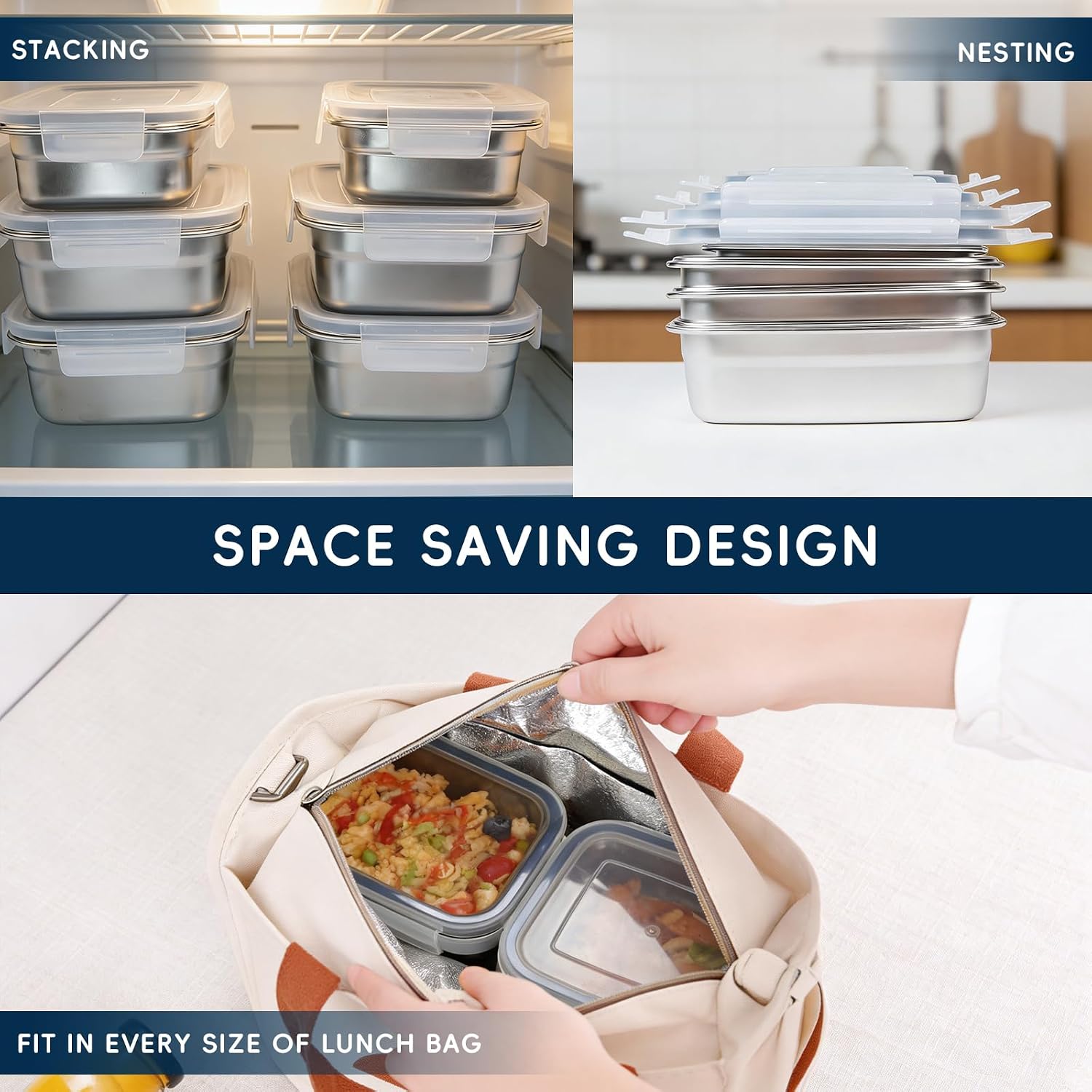 10PCS 304 Stainless Steel Food - đánh giá và giá Meal Prep Oven Safe Containers