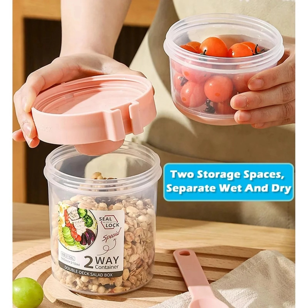 Portable Salad Cup Breakfast C - đánh giá và giá Meal Prep Glass Containers