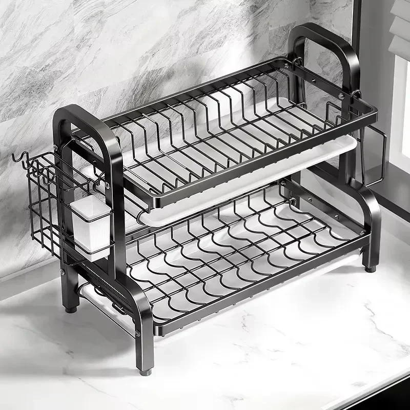 2 Tier Stainless Steel Dish Dr - đánh giá và giá Meal Prep Organizer