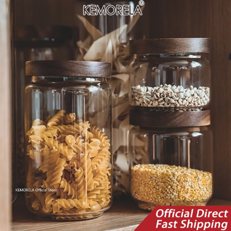 Wood Lid Glass Airtight Canist - đánh giá và giá Meal Prep Glass Containers