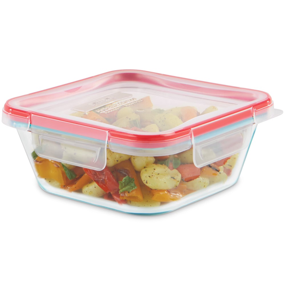 Freshlock 4-Cup Square Glass F - đánh giá và giá Meal Prep Oven Safe Containers