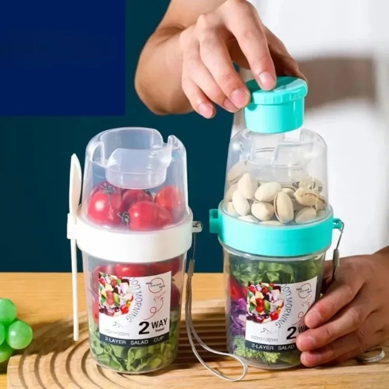 Oatmeal Yogurt Salad Cup Porta - đánh giá và giá Meal Prep Glass Containers