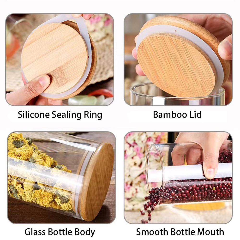 4/8pcs 250ml 500ml 1000ml Glas - đánh giá và giá Meal Prep Glass Containers