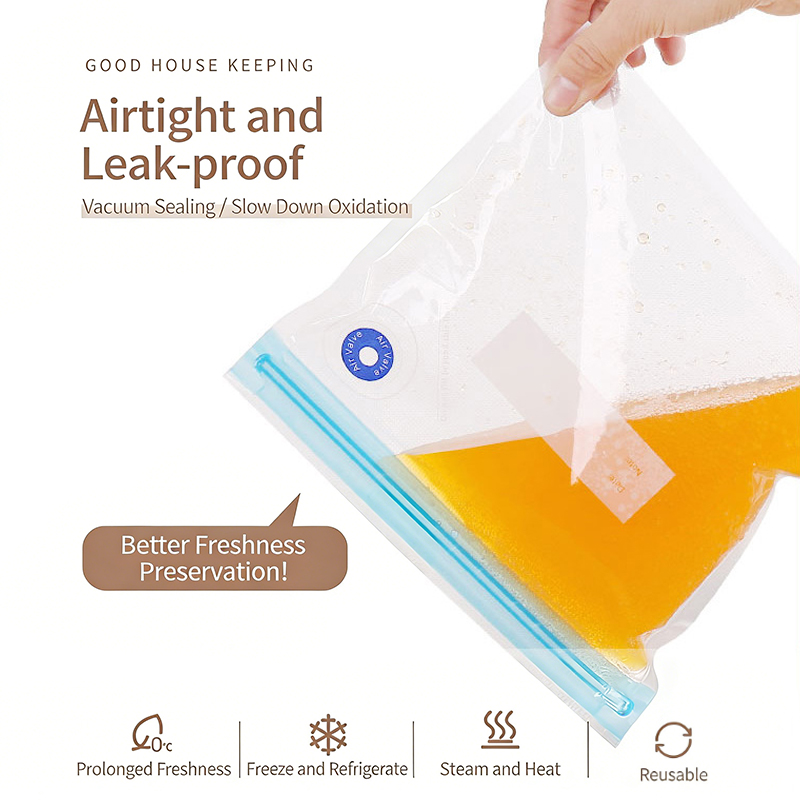 1PC Reusable Vacuum Sealer Bag - đánh giá và giá Meal Prep Ziplock