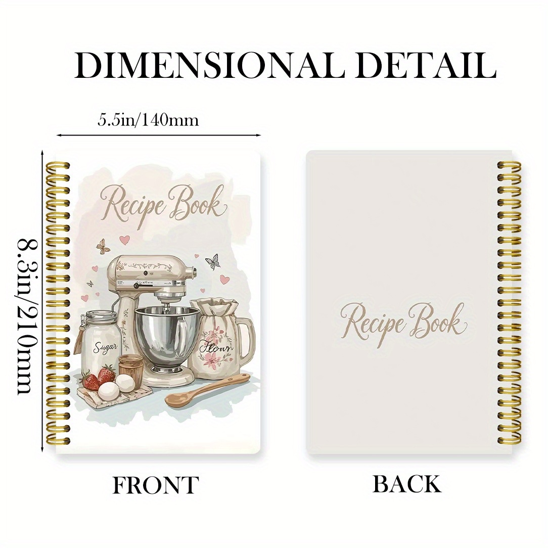 A printed cover notebook with  - đánh giá và giá Meal Prep Book
