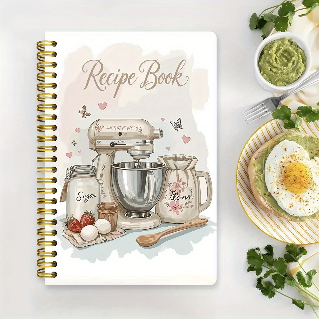 A printed cover notebook with  - đánh giá và giá Meal Prep Book