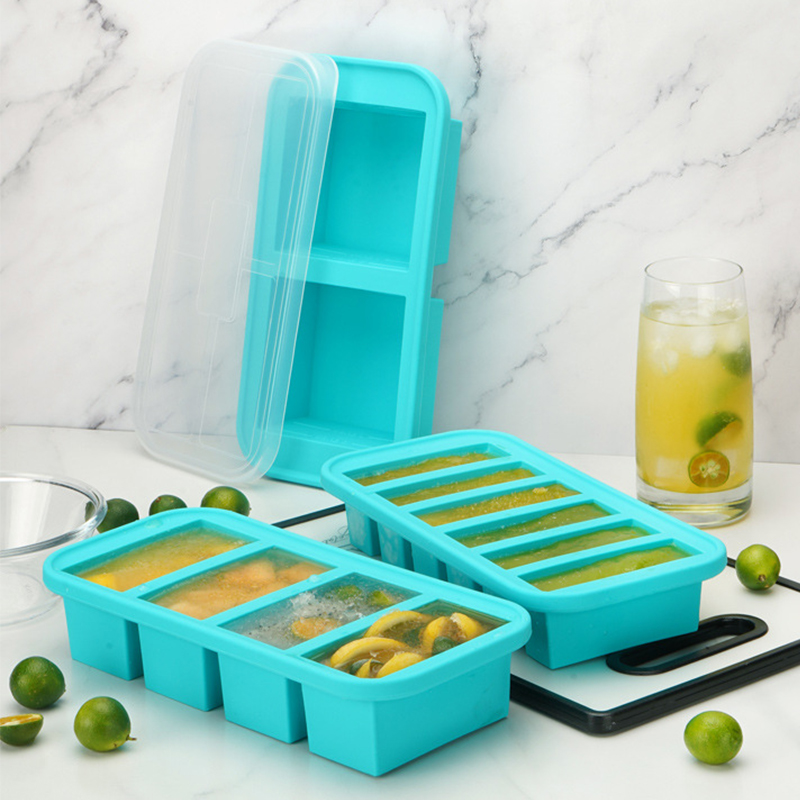 1/2 Cup Silicone Freezer Molds - đánh giá và giá Meal Prep Oven Safe Containers
