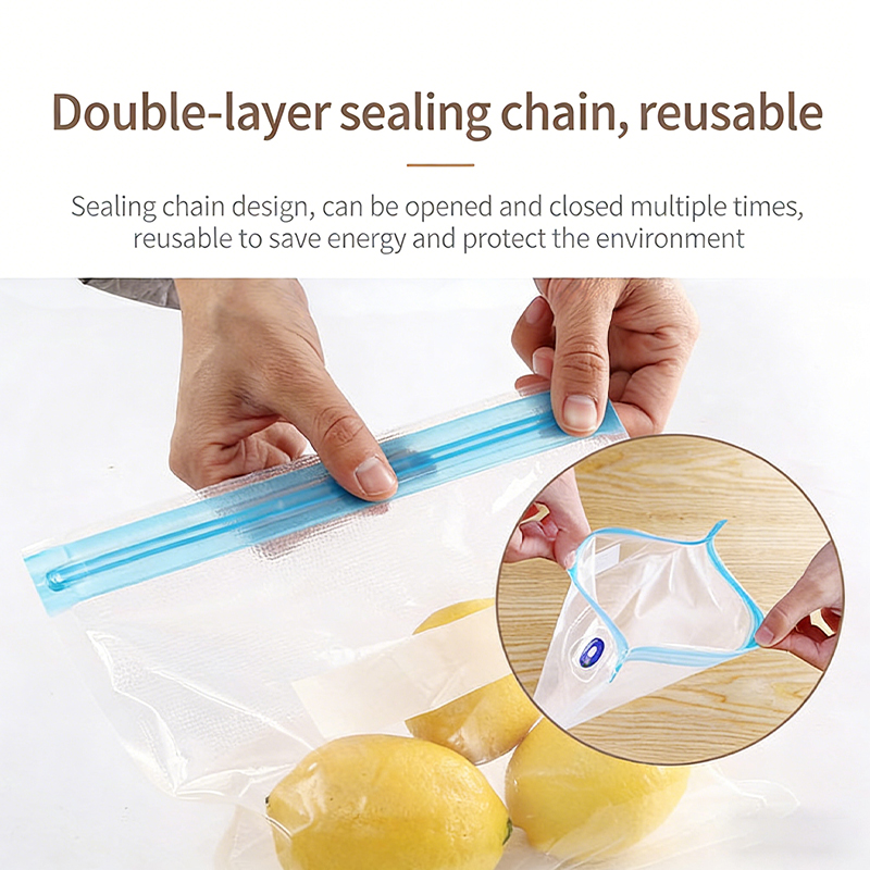 New Reusable Vacuum Sealer Bag - đánh giá và giá Meal Prep Ziplock