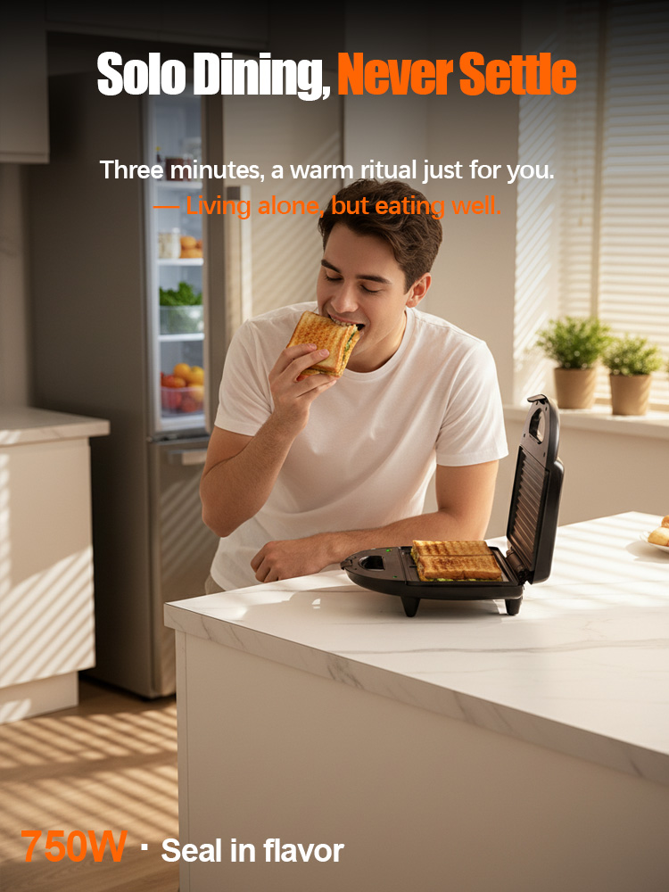 Sandwich Maker Sonifer SF-6173 - đánh giá và giá Breakfast Sandwich Press