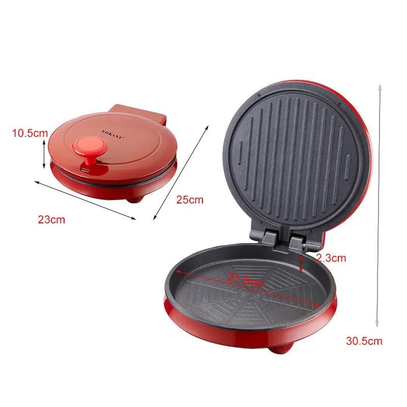 110V Electric Pizza Machine, D - đánh giá và giá Breakfast Sandwich Press
