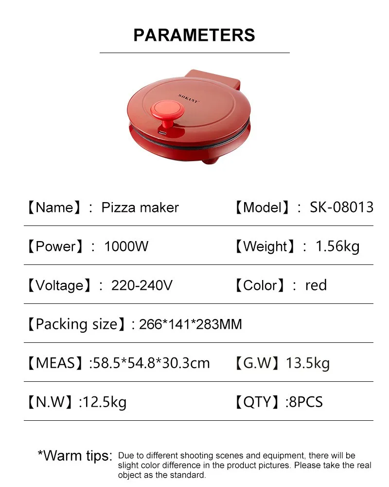 110V Electric Pizza Machine, D - đánh giá và giá Breakfast Sandwich Press