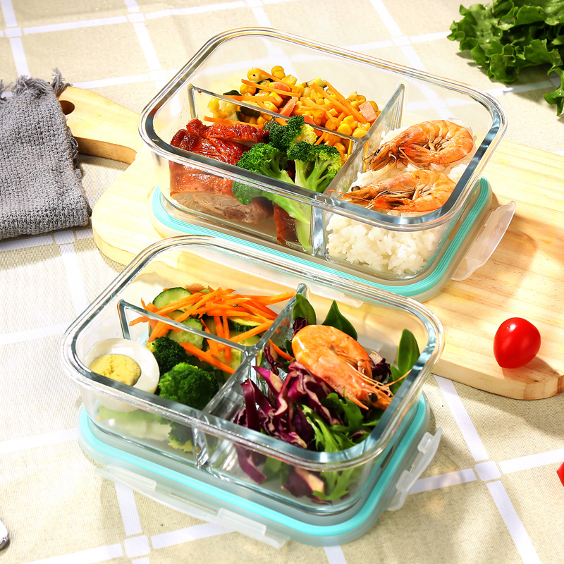 Glass Fresh-Keeping Box high B - đánh giá và giá Meal Prep Glass Containers