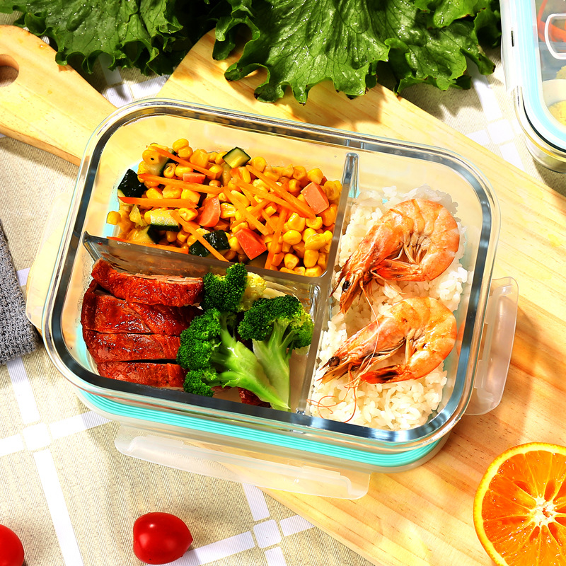 Glass Fresh-Keeping Box high B - đánh giá và giá Meal Prep Glass Containers