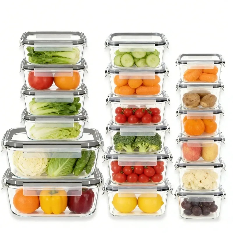Glass Food Storage Containers  - đánh giá và giá Meal Prep Oven Safe Containers
