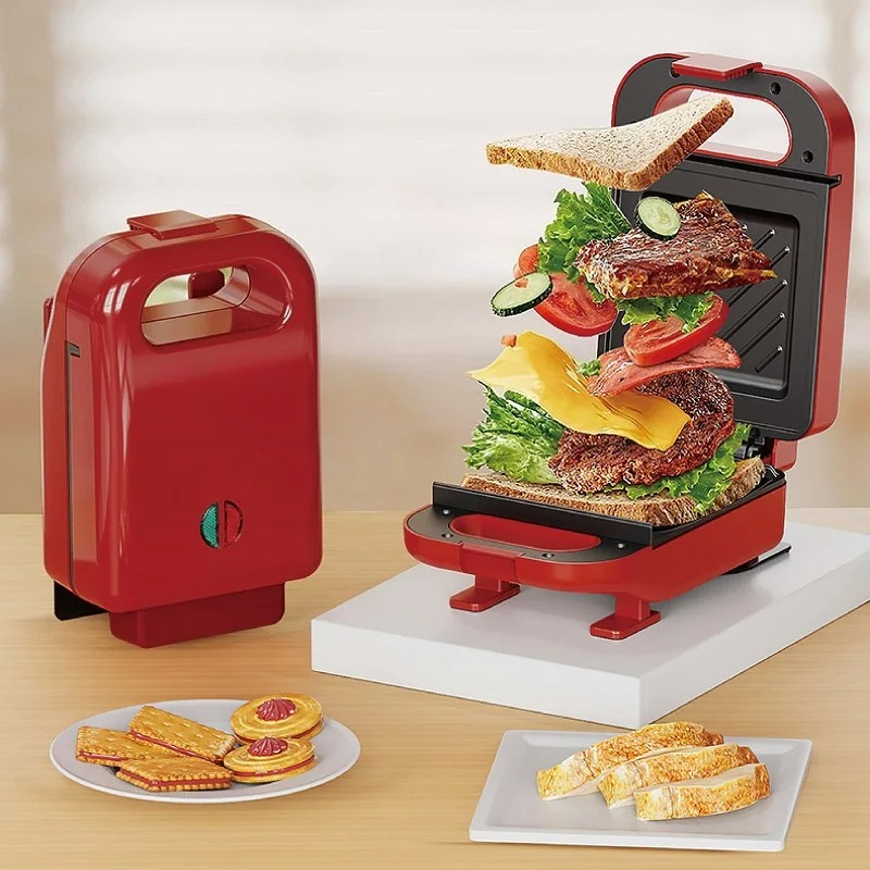 Waffle Maker Toaster Multifunc - đánh giá và giá Breakfast Sandwich Press