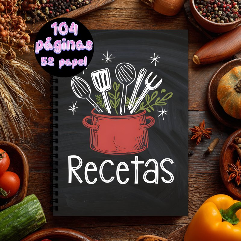 A5 Spanish Recipe Spiral Noteb - đánh giá và giá Meal Prep Book