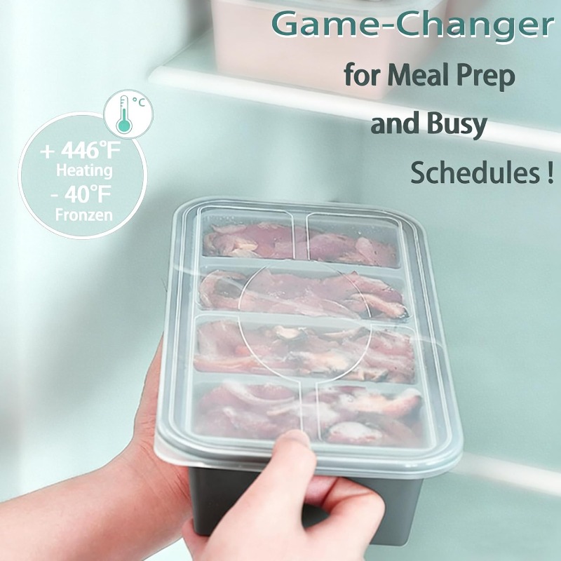 Silicone Freezer Molds Ice Cub - đánh giá và giá Meal Prep Oven Safe Containers