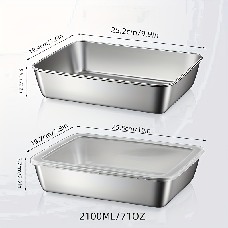 4pcs Stainless Steel Food Stor - đánh giá và giá Meal Prep Organizer