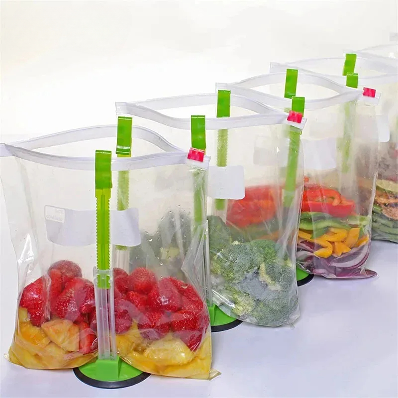 Adjustable Baggy Rack Holder S - đánh giá và giá Meal Prep Ziplock
