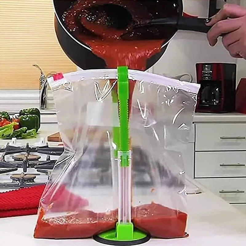 Adjustable Baggy Rack Holder S - đánh giá và giá Meal Prep Ziplock