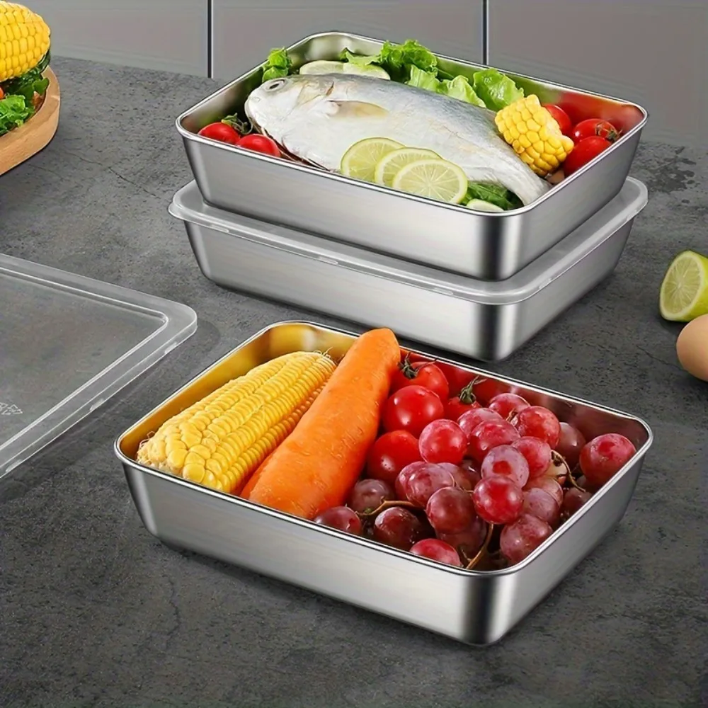 5-Piece Stainless Steel Food S - đánh giá và giá Meal Prep Organizer