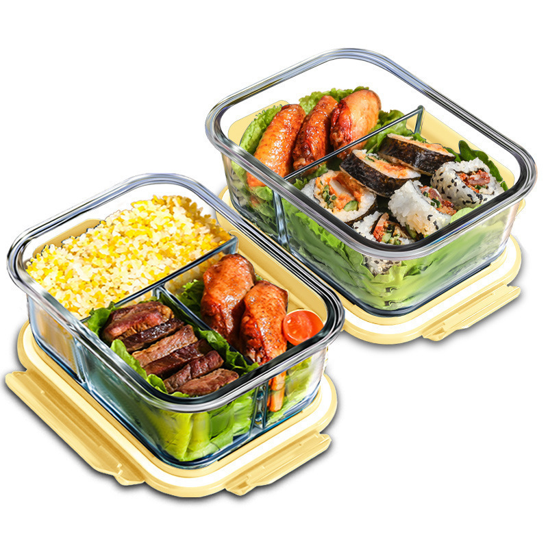 Glass Fresh-Keeping Box high B - đánh giá và giá Meal Prep Glass Containers