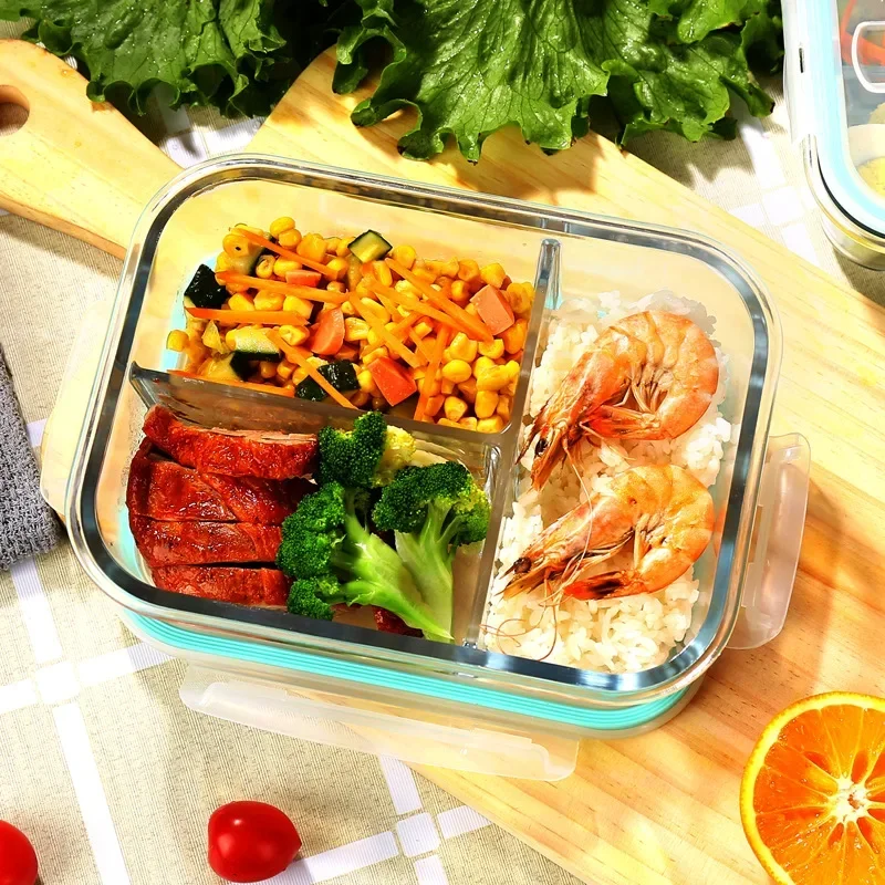 Glass Fresh-Keeping Box high B - đánh giá và giá Meal Prep Glass Containers