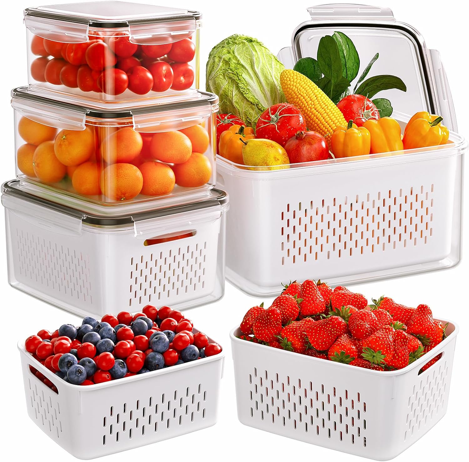 4/5/6/8Pcs Airtight Food Stora - đánh giá và giá Meal Prep Oven Safe Containers