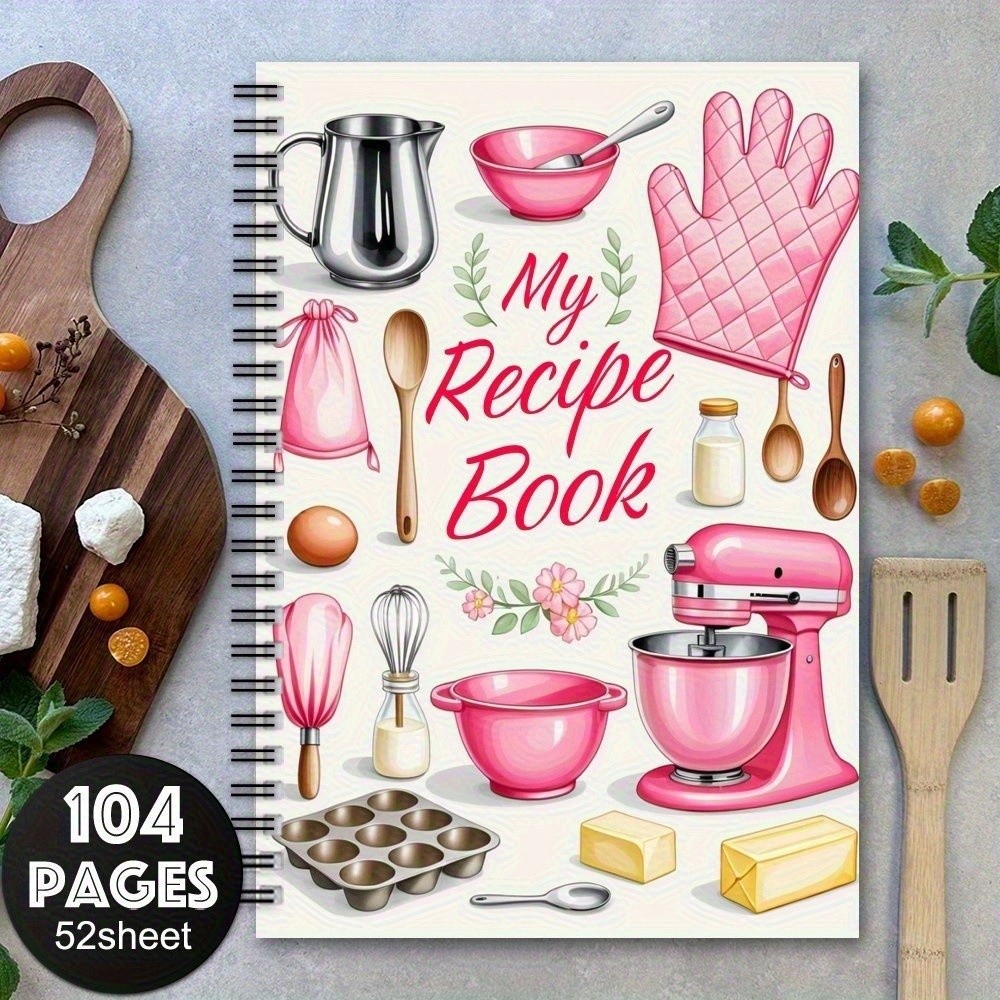 New Cartoon Recipe Notebook Sp - đánh giá và giá Meal Prep Book