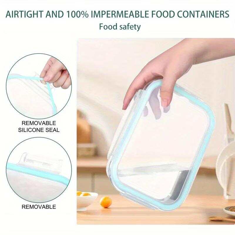 16pcs Sealed Glass Food Storag - đánh giá và giá Meal Prep Glass Containers