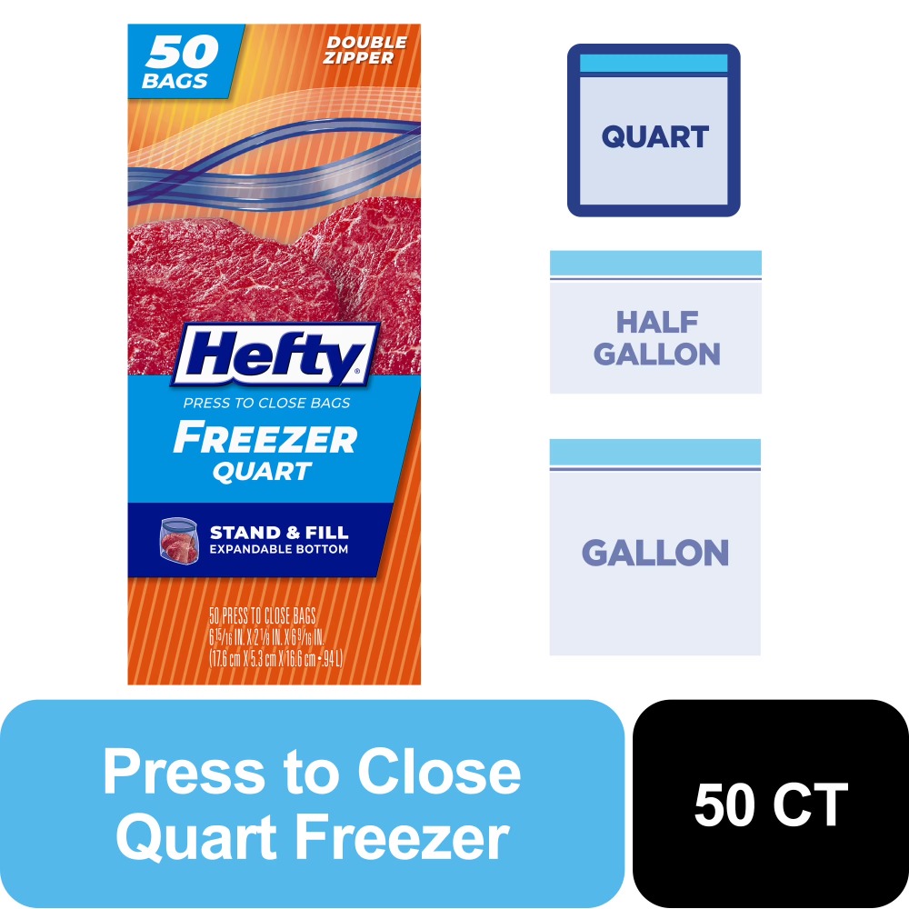 50 Count Quart Durable Press T - đánh giá và giá Meal Prep Ziplock