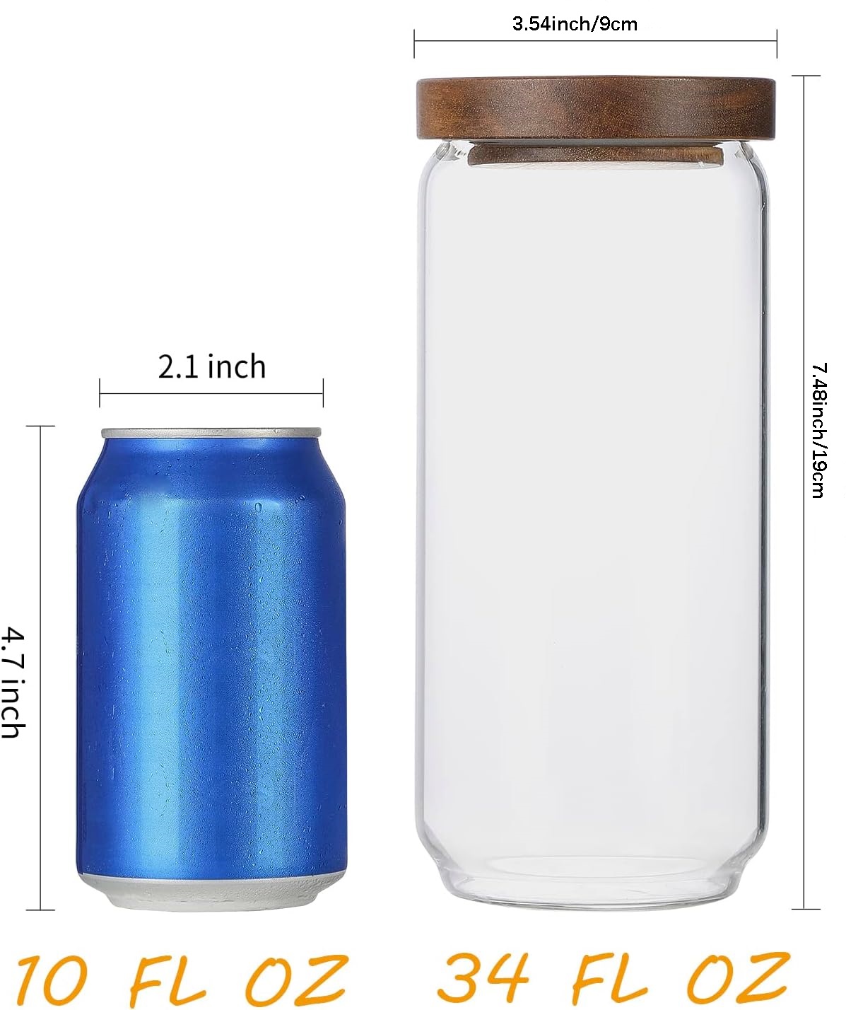 4 Pack 34 OZ Glass Jars with W - đánh giá và giá Meal Prep Glass Containers