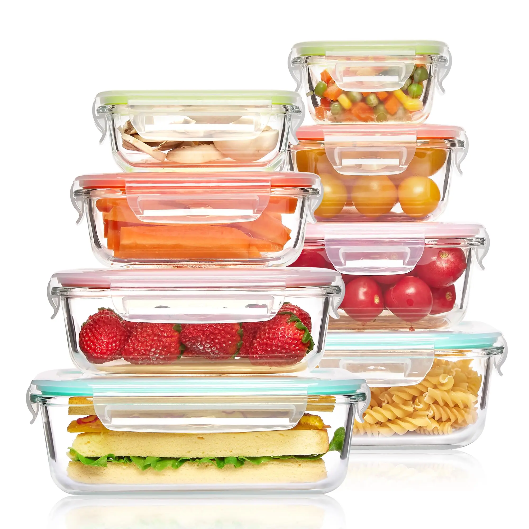 Glass Lunch Box Food Storage C - đánh giá và giá Meal Prep Glass Containers