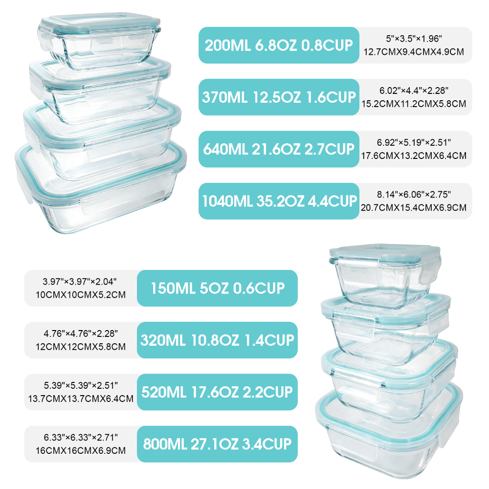 24 Pcs Glass Food Storage Cont - đánh giá và giá Meal Prep Oven Safe Containers