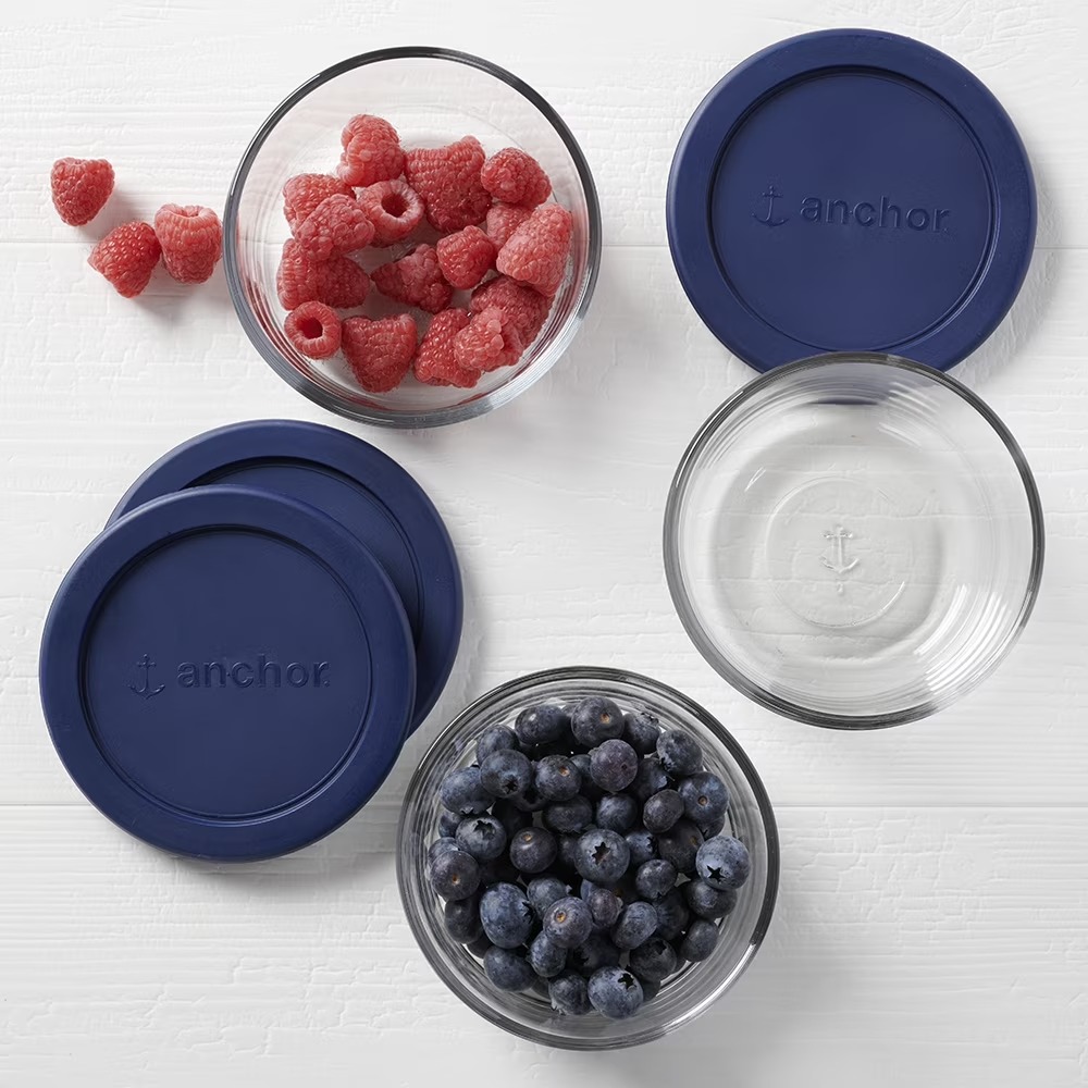 3 Pack 2 Cup Round Tempered Gl - đánh giá và giá Meal Prep Oven Safe Containers