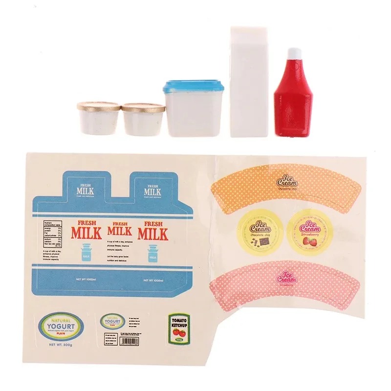 5Pcs/Set 1:12 Dollhouse Tomato - đánh giá và giá Meal Prep Yogurt