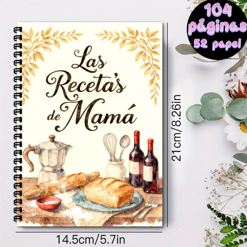 Español Recipe Notebook A5 Rec - đánh giá và giá Meal Prep Book