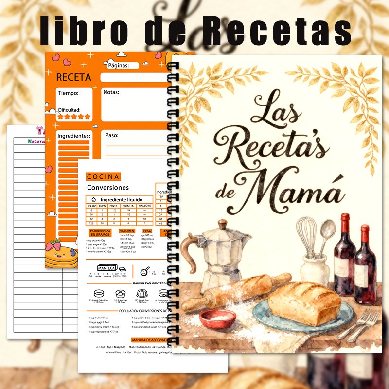 Español Recipe Notebook A5 Rec - đánh giá và giá Meal Prep Book